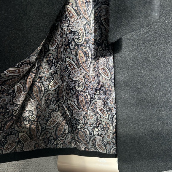 Wool coat long Heather Dark Gray women’s winter - Picture 14 of 15